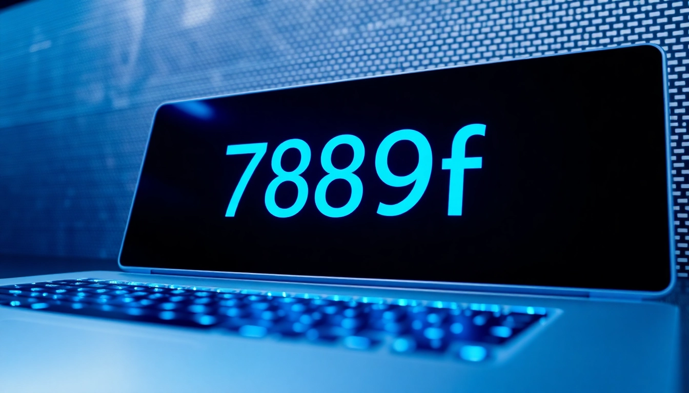 Visual of a digital platform featuring the 789f branding, highlighting online services with sleek interface design and vibrant colors — perfect for engaging tech-savvy visitors.