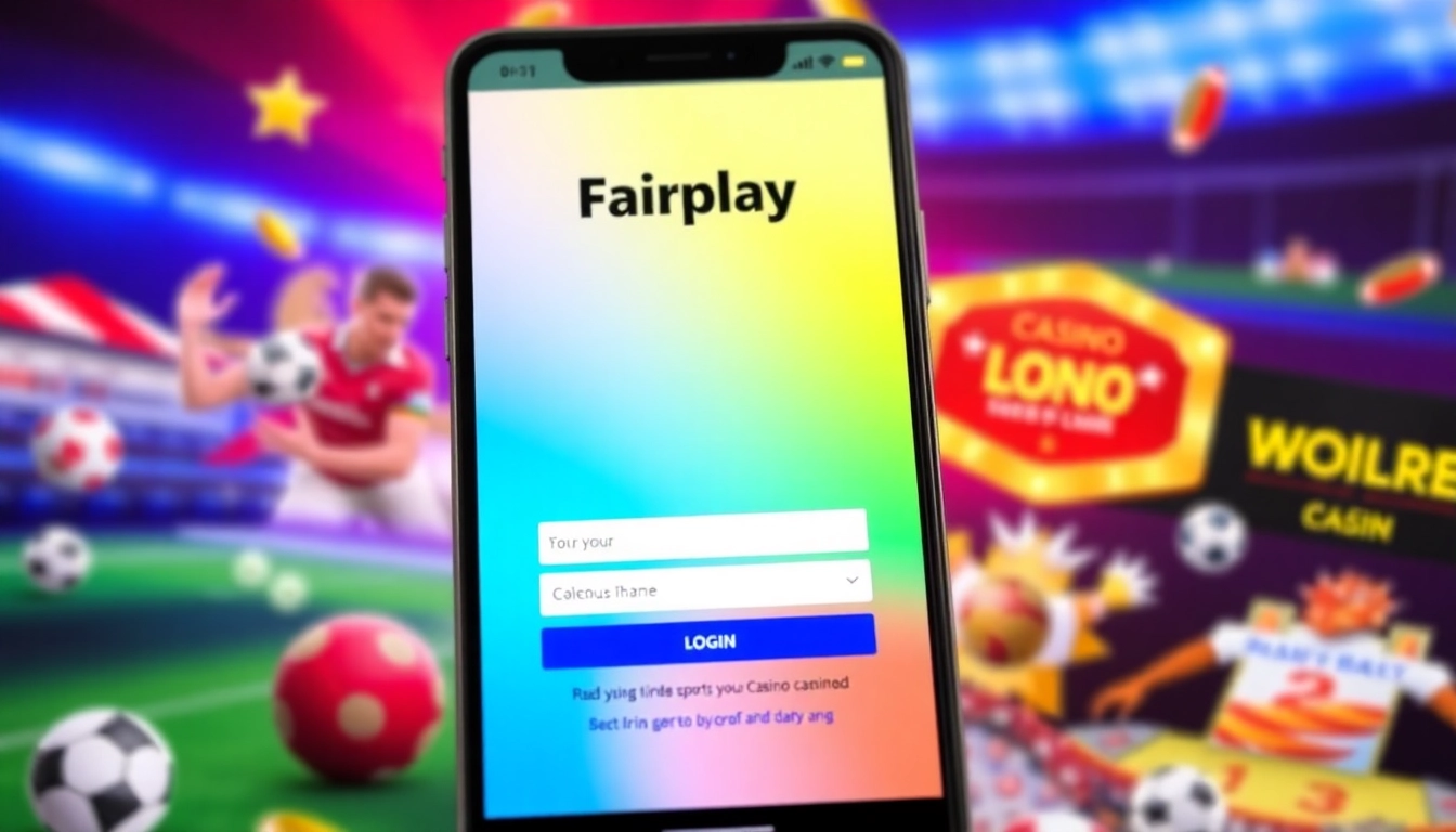 Step-by-step guide to fairplay login process showcasing a user securely signing into their betting account on mobile or desktop.