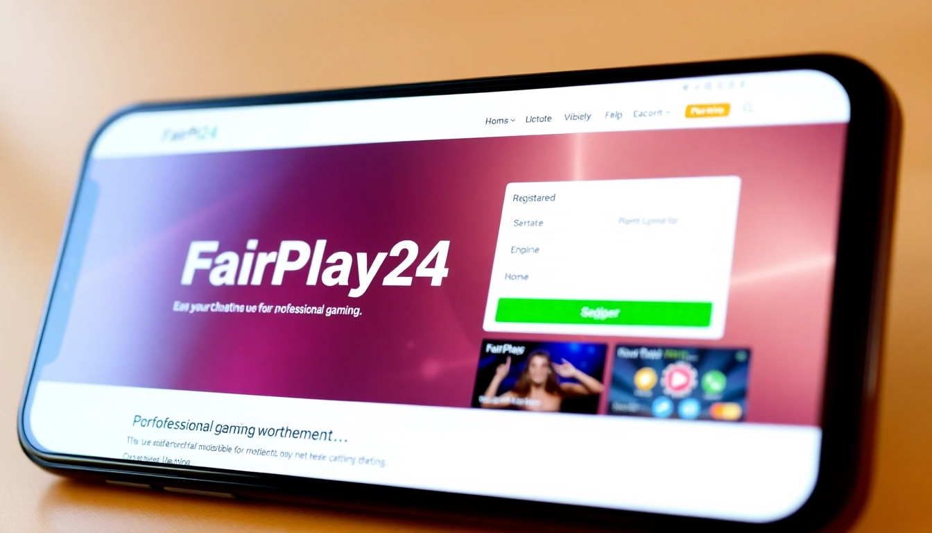 Guide users through the FairPlay24 register process with a clear, user-friendly online betting