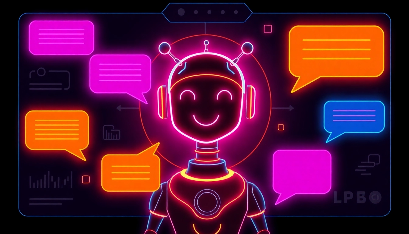 Spicy AI Chat interface with vibrant colors and engaging design, showcasing a lively conversation bubble, ideal for social engagement and personalization.