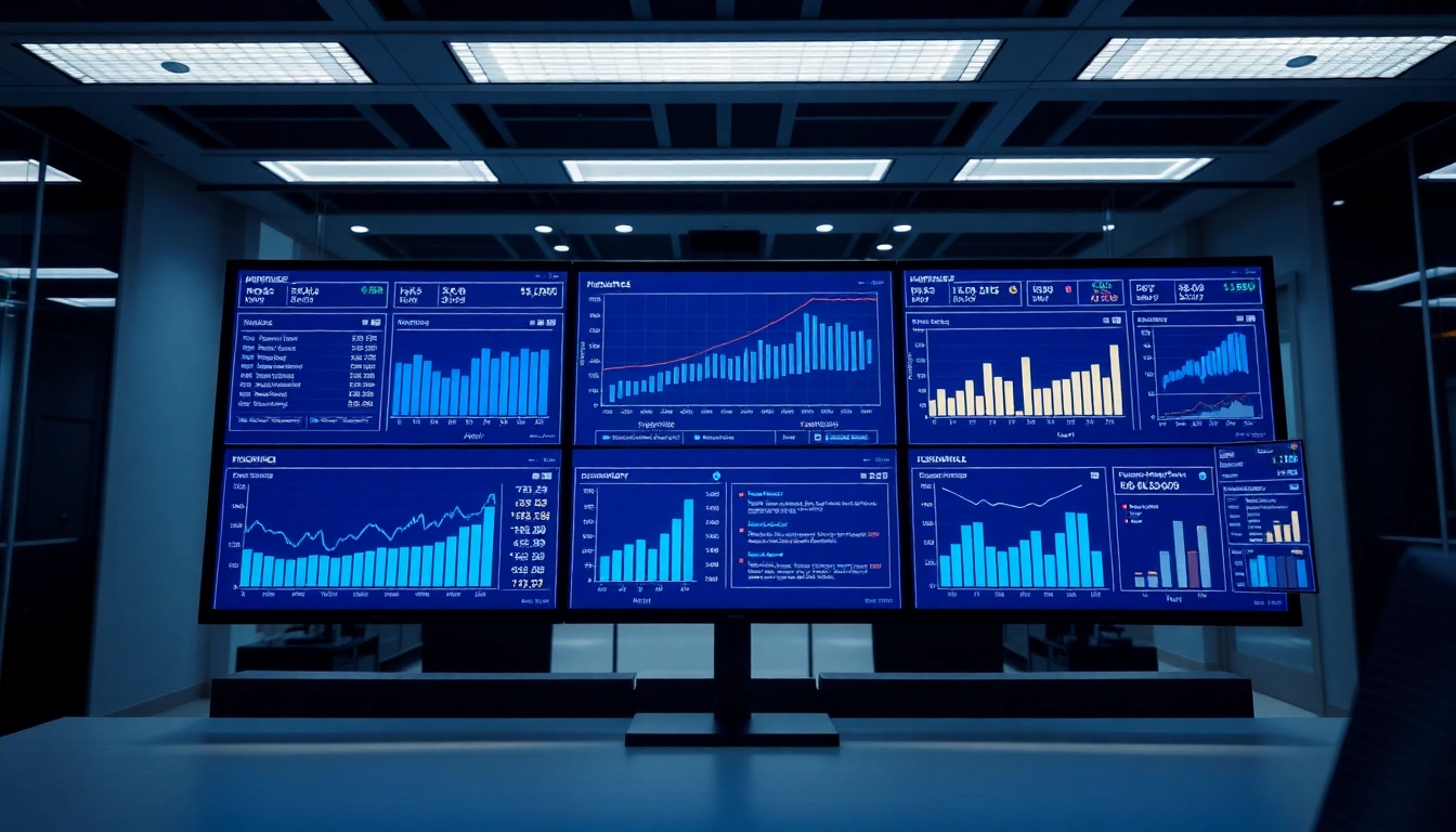 Detailed investment reporting dashboard with charts and data analysis for financial growth strategy