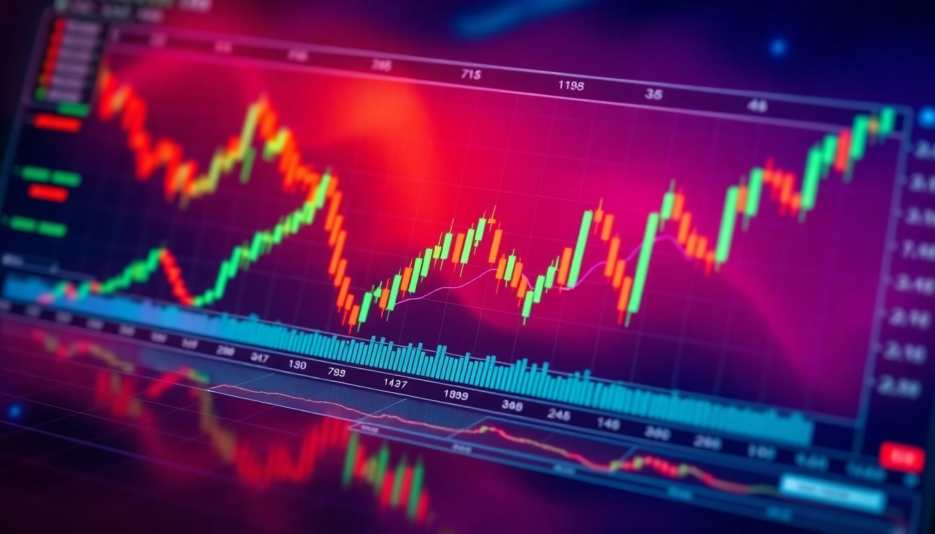 Trading view platform featuring real-time market charts and analysis tools for traders and investors